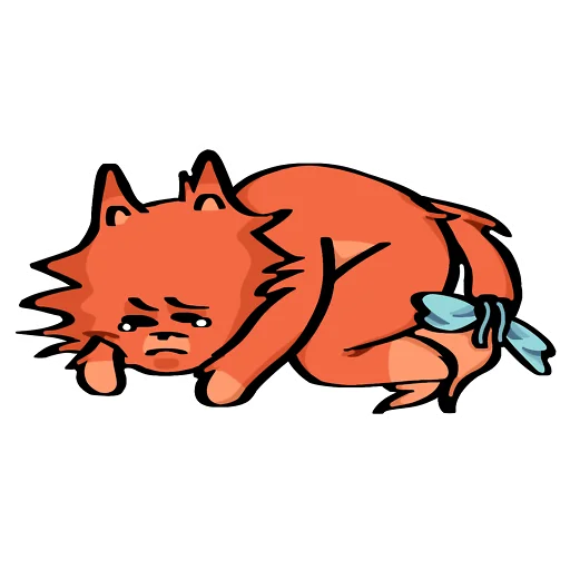 😓 Стикер «Кот Фуня» для Telegram