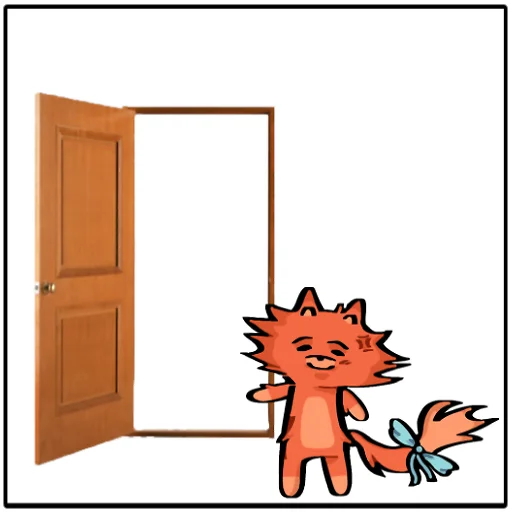 🚪 Стикер «Кот Фуня» для Telegram
