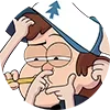 🤔 Эмодзи «😁Gravity Falls emojis» для Telegram