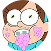 😳 Эмодзи «😁Gravity Falls emojis» для Telegram