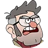 😠 Эмодзи «😁Gravity Falls emojis» для Telegram