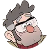 🙁 Эмодзи «😁Gravity Falls emojis» для Telegram