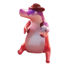 🐊 Эмодзи «GLITCH adaptive – адаптивные эмодзи с разными персонажами и иконками проектов студии GLITCH (Цифр...» для Telegram