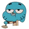 😒 Эмодзи «Gumball Watterson» для Telegram