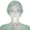 🧘‍♂️ Эмодзи «Зелёные буквы с цветами» для Telegram