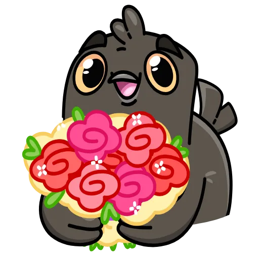 💐 Эмодзи «Галчонок» для Telegram