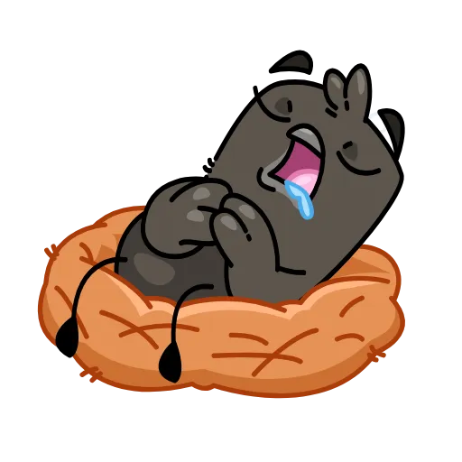 😴 Эмодзи «Галчонок» для Telegram
