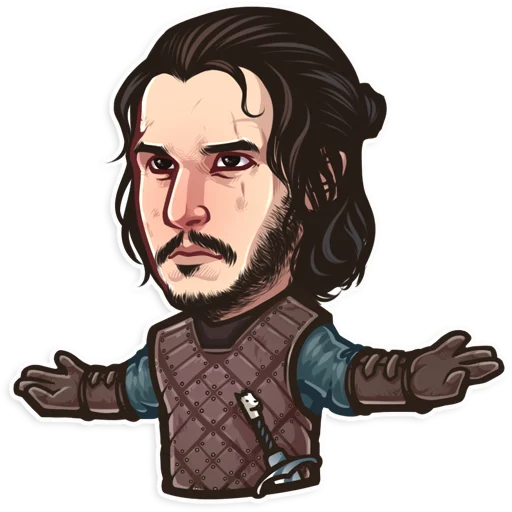 😎 Стикер «Game of Thrones» для Telegram