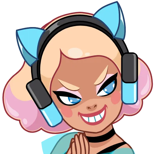 😈 Эмодзи «Gamer Girl» для Telegram