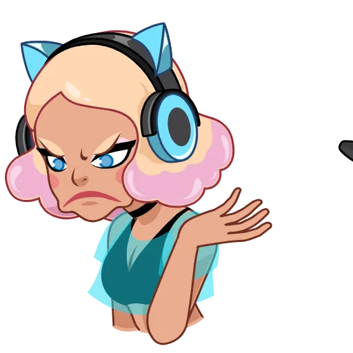 😠 Эмодзи «Gamer Girl» для Telegram