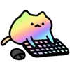 🎮 Эмодзи «🎮 Gaming cat» для Telegram