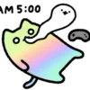 👻 Эмодзи «🎮 Gaming cat» для Telegram