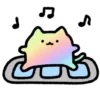 🎶 Эмодзи «🎮 Gaming cat» для Telegram