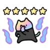 ⭐️ Эмодзи «🎮 Gaming cat» для Telegram