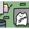🎮 Эмодзи «🎮 Gaming cat» для Telegram