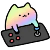 🎮 Эмодзи «🎮 Gaming cat» для Telegram