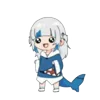 🥳 Эмодзи «Gavr Gura» для Telegram