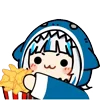🍿 Эмодзи «Gavr Gura» для Telegram