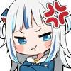😠 Эмодзи «Gavr Gura» для Telegram