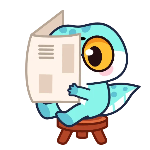 📰 Эмодзи «Анимированный набор эмоджи с Геккончиком» для Telegram