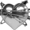🤍 Эмодзи «🤍 Frost on the heart - чб эмоджи» для Telegram