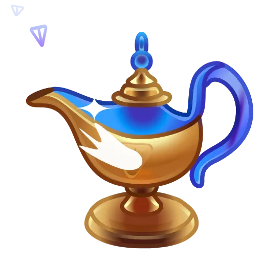🧞‍♂️ Эмодзи «Genies Lamp» для Telegram