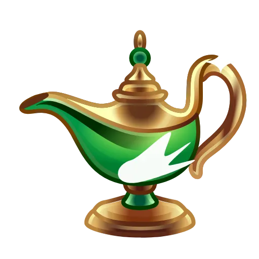 🧞‍♂️ Эмодзи «Genies Lamp» для Telegram