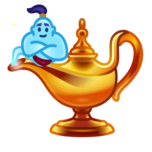 🧞‍♂️ Эмодзи «Genies Lamp» для Telegram