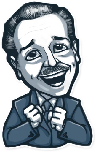 😊 Стикер «Geniuses of the past» для Telegram