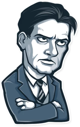 😤 Стикер «Geniuses of the past» для Telegram