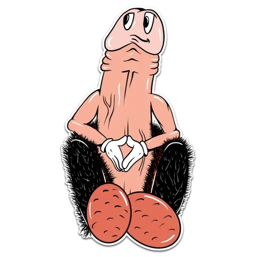 😏 Стикер «Genitalia stickers 18+» для Telegram
