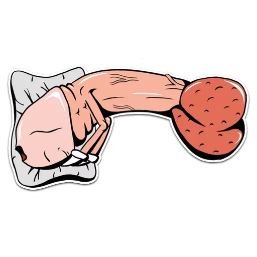 😴 Стикер «Genitalia stickers 18+» для Telegram