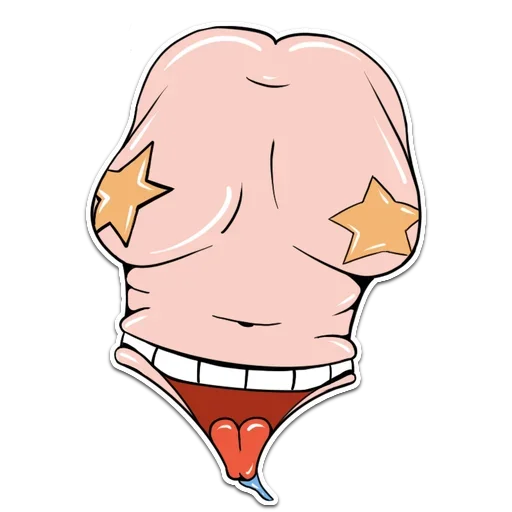 🤩 Стикер «Genitalia stickers 18+» для Telegram