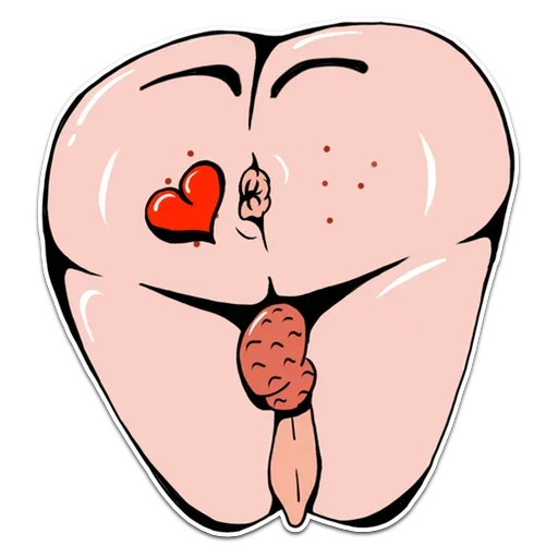 😘 Стикер «Genitalia stickers 18+» для Telegram