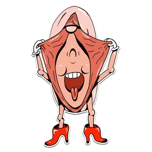 😝 Стикер «Genitalia stickers 18+» для Telegram