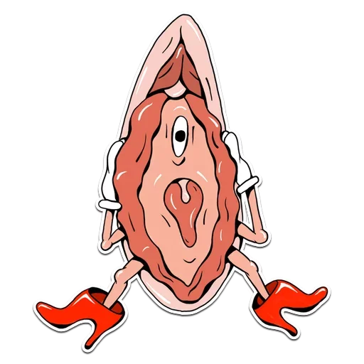 🥰 Стикер «Genitalia stickers 18+» для Telegram