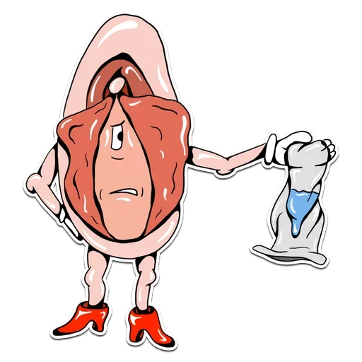 😖 Стикер «Genitalia stickers 18+» для Telegram