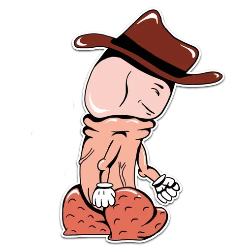 🤠 Стикер «Genitalia stickers 18+» для Telegram