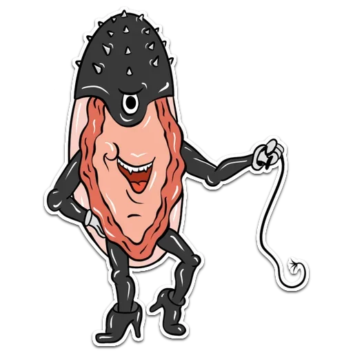 ⛓ Стикер «Genitalia stickers 18+» для Telegram