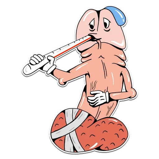 🤒 Стикер «Genitalia stickers 18+» для Telegram