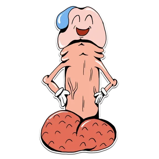 😅 Стикер «Genitalia stickers 18+» для Telegram