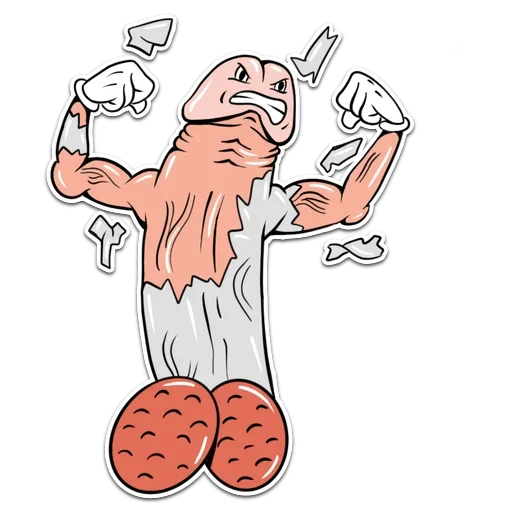 🍆 Стикер «Genitalia stickers 18+» для Telegram
