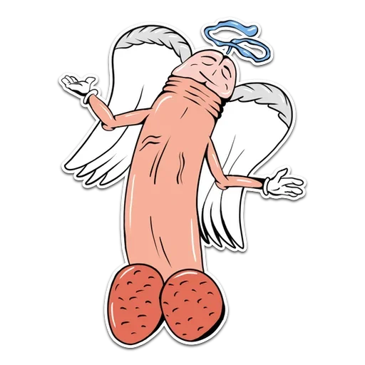 😇 Стикер «Genitalia stickers 18+» для Telegram
