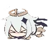 😔 Эмодзи «Genshin Chibi» для Telegram
