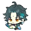 🌸 Эмодзи «Genshin impact chibi ..» для Telegram