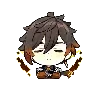 🌸 Эмодзи «Genshin impact chibi ..» для Telegram