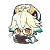 🌸 Эмодзи «Genshin impact chibi ..» для Telegram