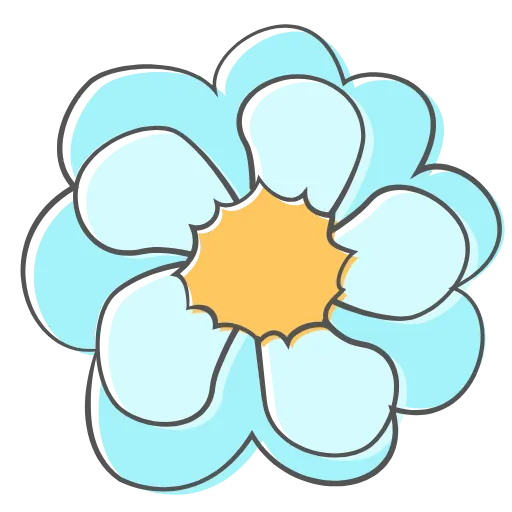 Эмодзи Нежные цветы для Telegram — скачать