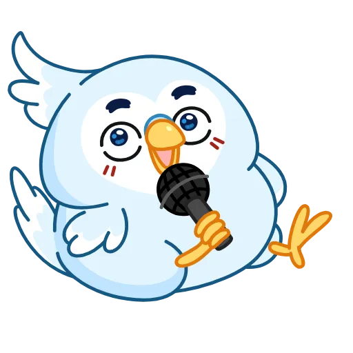 🎤 Эмодзи «Попуг Жорж» для Telegram