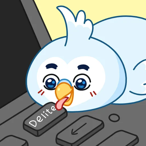 😠 Эмодзи «Попуг Жорж» для Telegram